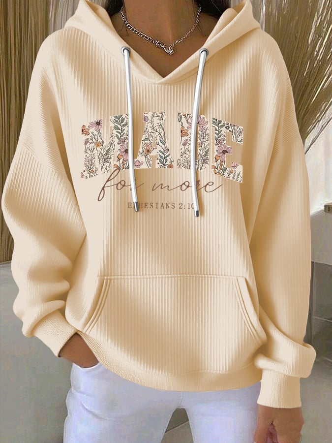 Women's Made For More Printed Hoodie