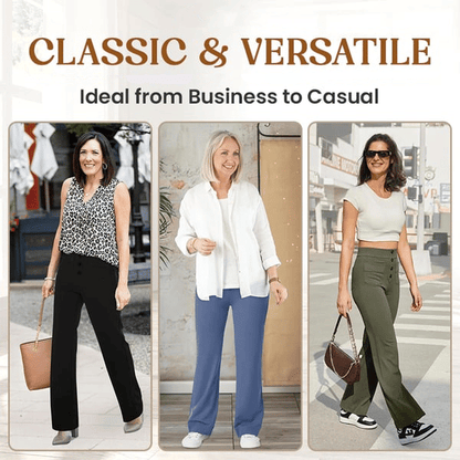 🔥Hot Sale 8000+💷Fan Favorite🔥Women's Casual High Waist Stretch Trousers