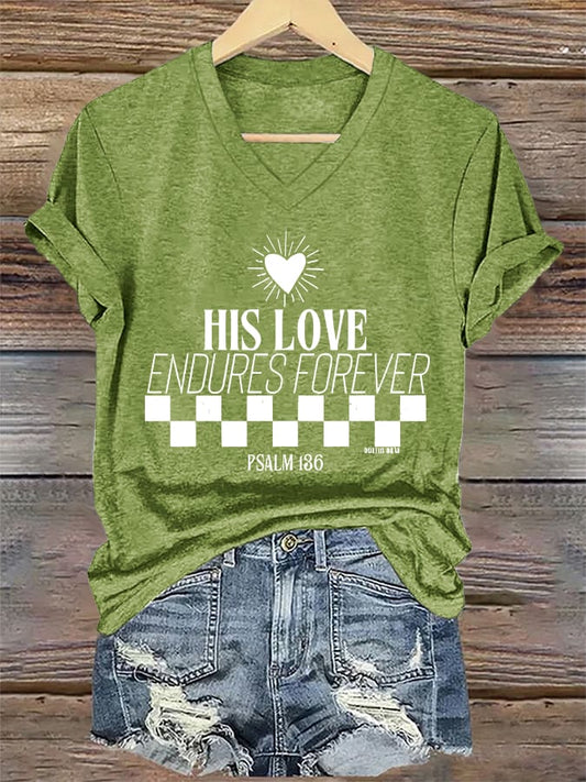 Women'S Casual Faith Short Sleeve T-Shirt