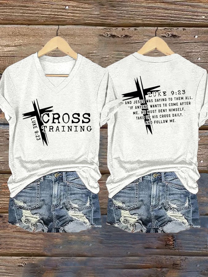 Women's Retro Faith Print T-Shirt