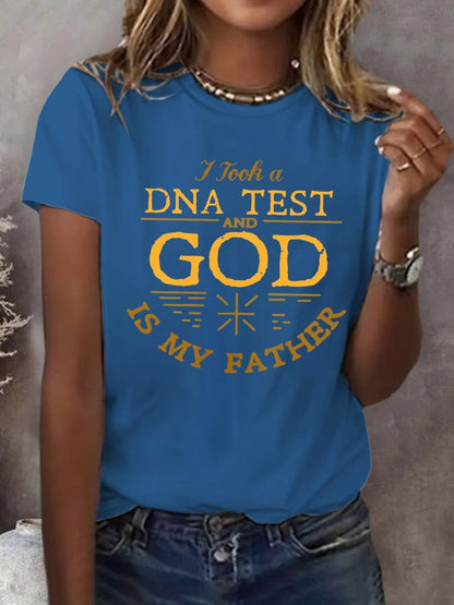 Women's Faith Printed Short-Sleeved T-Shirt