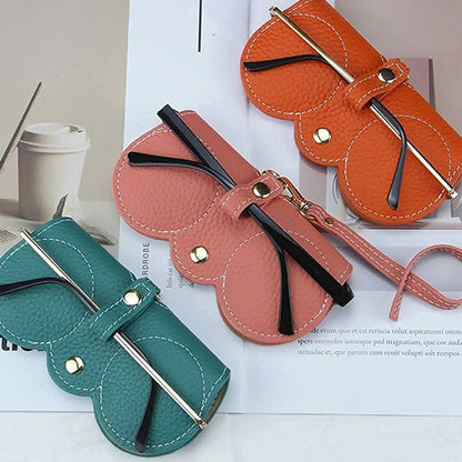 🔥This Week's Special ✨Soft PU Leather Sunglasses Bag👓️