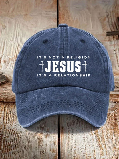 Unisex It's Not A Religion It's A Relationship Baseball Cap