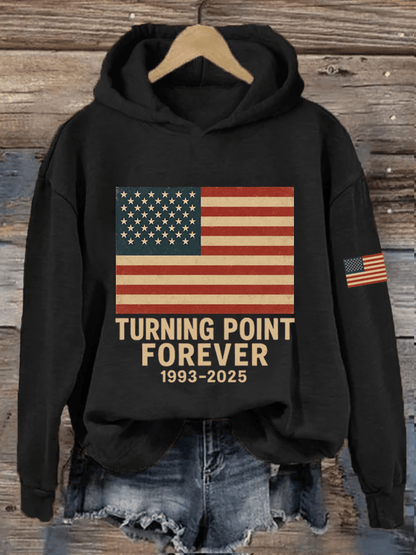 Women's Hot Print Hooded Sweatshirt