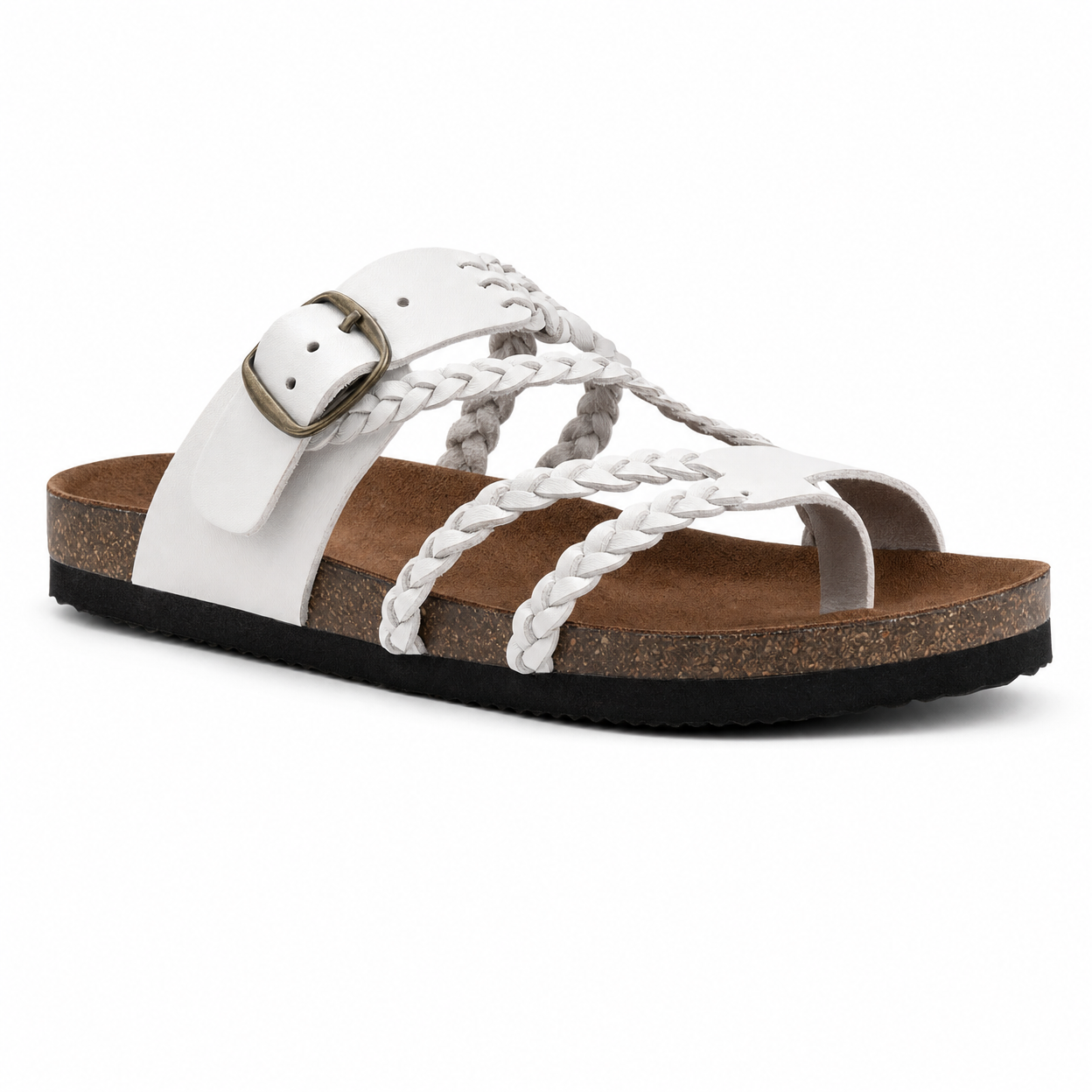 Hayleigh Braided Cork Sandals – Your Feet Called. They Want These.