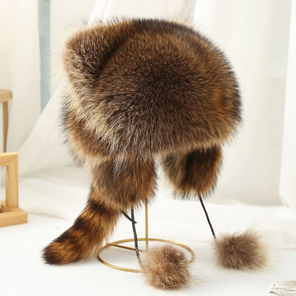 🔥BUY 2 FREE SHIPPING🔥 Handmade Imitation Raccoon Fur Hat
