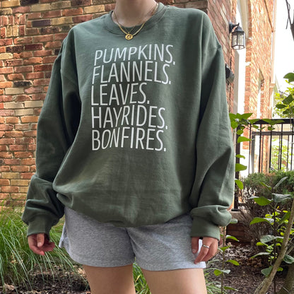 Fall Checklist Crewneck