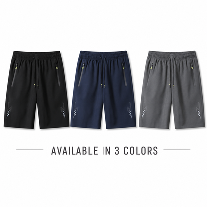 Men’s Lightweight Athletic Shorts with Drawstring & Pockets