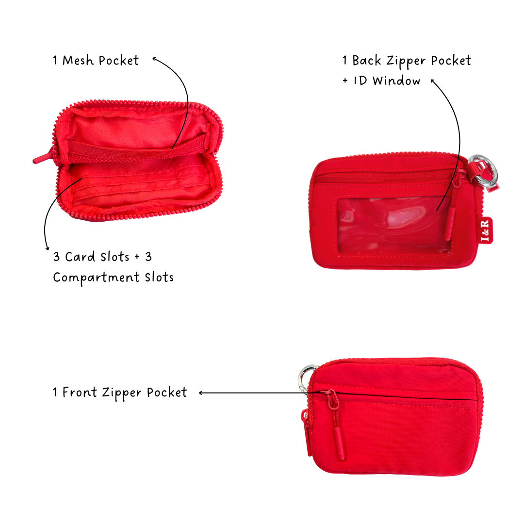 The Original Iris Wallet Nylon Zipper Wallet for Everyday Use