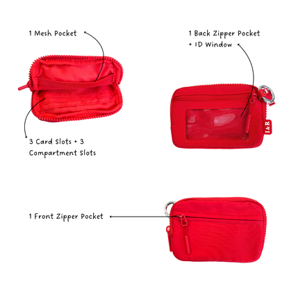 The Original Iris Wallet Nylon Zipper Wallet for Everyday Use