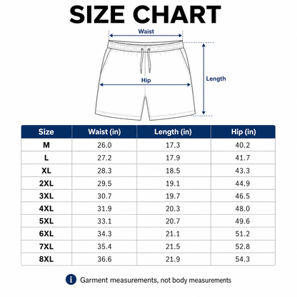 Men’s Lightweight Athletic Shorts with Drawstring & Pockets