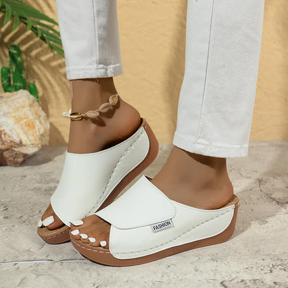🔥2025 Hot Sale 50% OFF - Women's Casual Wedge Slide Sandals