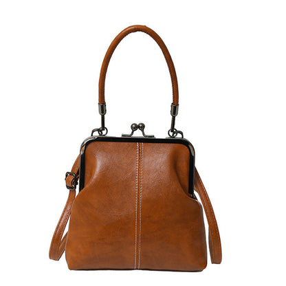 Vintage Kiss-Lock Bag – 2-in-1 Carry & Organized