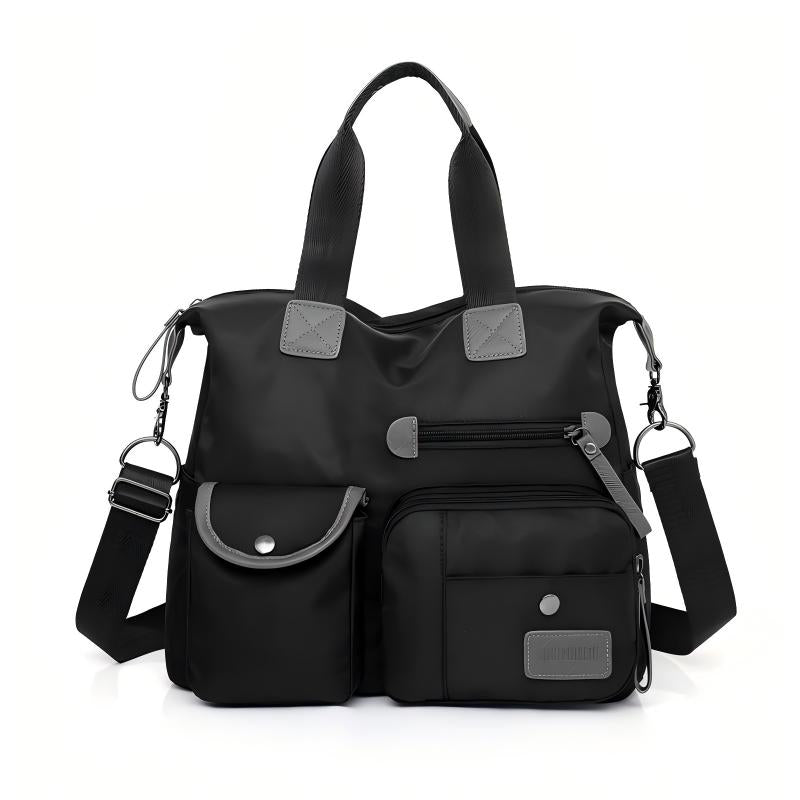 Waterproof Tote Bag – 3-Way Carry & Spacious Organization