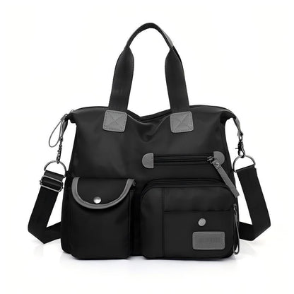 Waterproof Tote Bag – 3-Way Carry & Spacious Organization