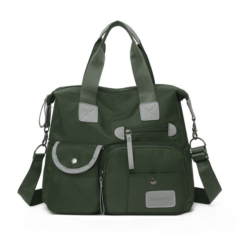 Waterproof Tote Bag – 3-Way Carry & Spacious Organization