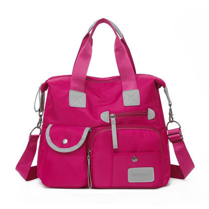 Waterproof Tote Bag – 3-Way Carry & Spacious Organization