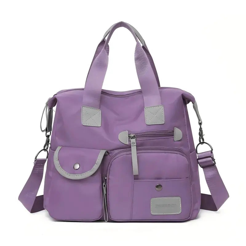Waterproof Tote Bag – 3-Way Carry & Spacious Organization