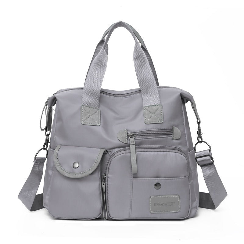 Waterproof Tote Bag – 3-Way Carry & Spacious Organization