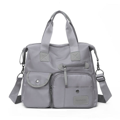 Waterproof Tote Bag – 3-Way Carry & Spacious Organization