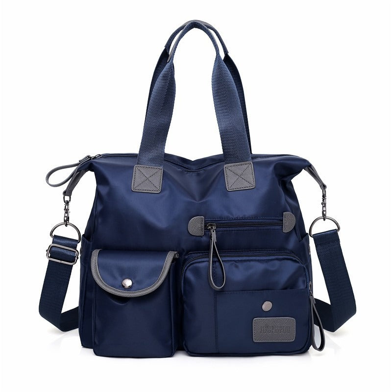 Waterproof Tote Bag – 3-Way Carry & Spacious Organization
