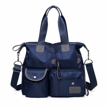 Waterproof Tote Bag – 3-Way Carry & Spacious Organization