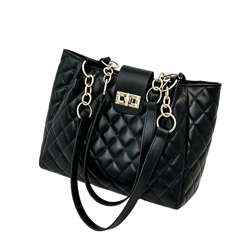 👜🌾Women’s Woven Straw Shoulder Bag with Faux Leather Trim
