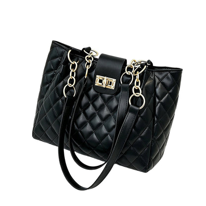 👜🌾Women’s Woven Straw Shoulder Bag with Faux Leather Trim