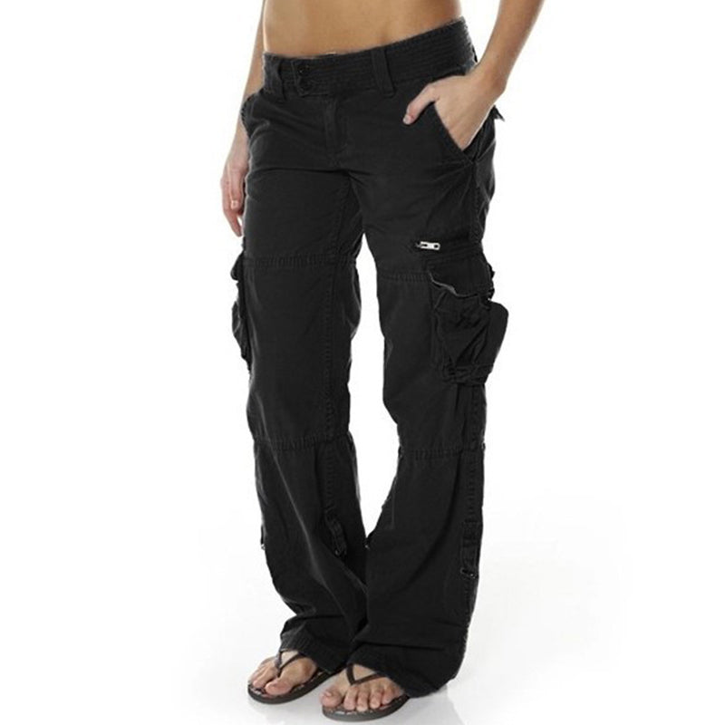 ✨Women's Vintage Wide Leg Cargo Pants