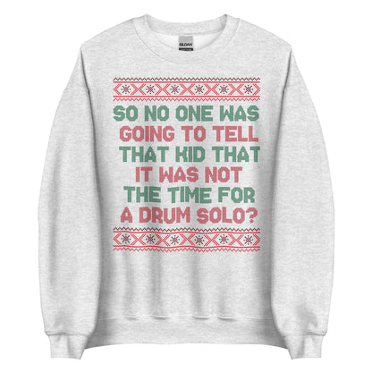 Drum Solo Crewneck
