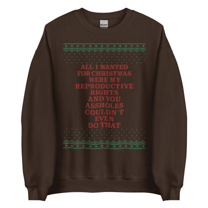 All I Wanted Were My Reproductive Rights Crewneck