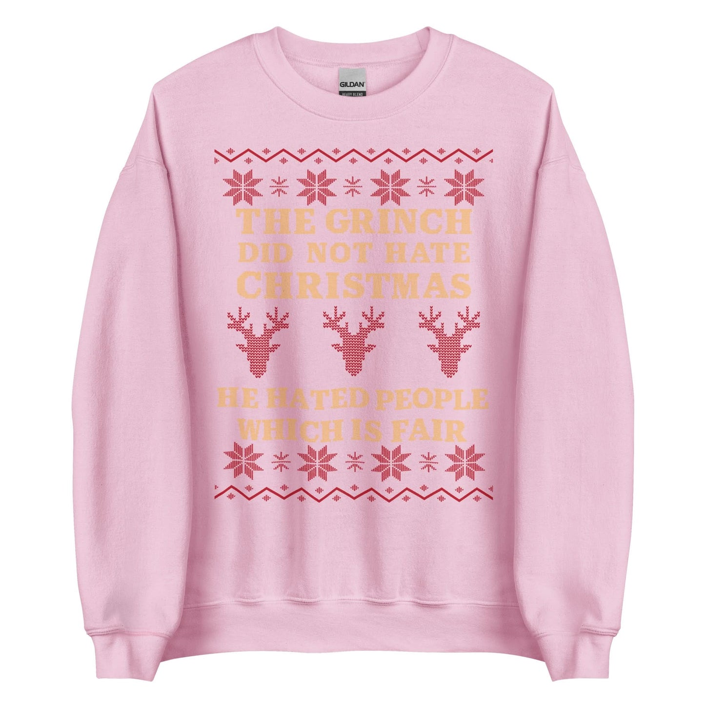 The Grinch Did Not Hate Christmas Crewneck