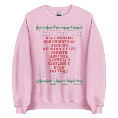 All I Wanted Were My Reproductive Rights Crewneck