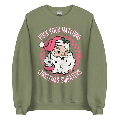 Matching Christmas Sweaters Crewneck