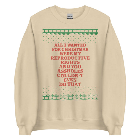 All I Wanted Were My Reproductive Rights Crewneck