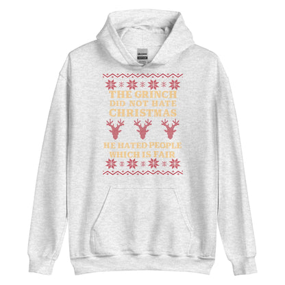 The Grinch Did Not Hate Christmas Hoodie