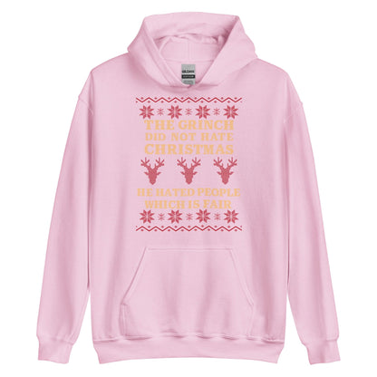The Grinch Did Not Hate Christmas Hoodie