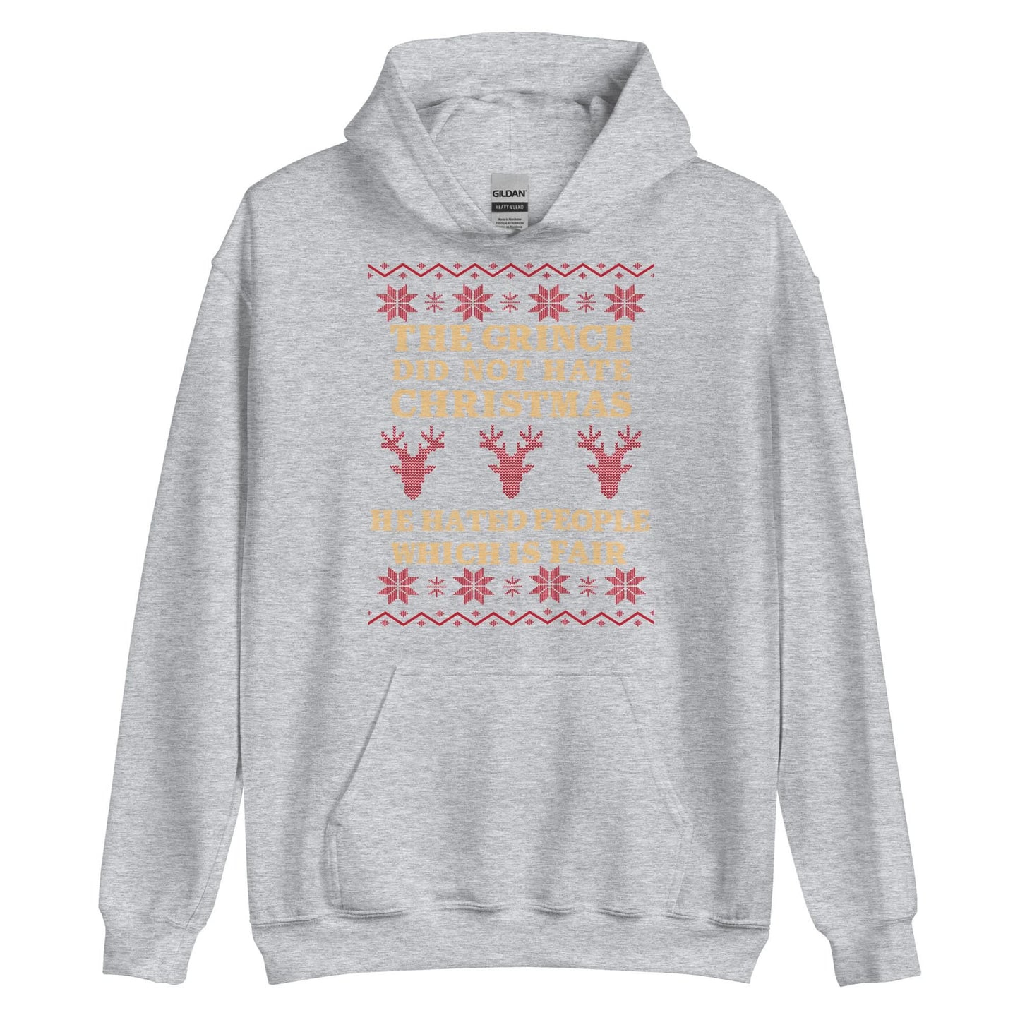 The Grinch Did Not Hate Christmas Hoodie