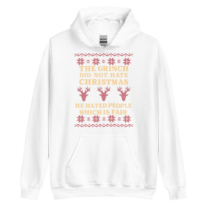 The Grinch Did Not Hate Christmas Hoodie