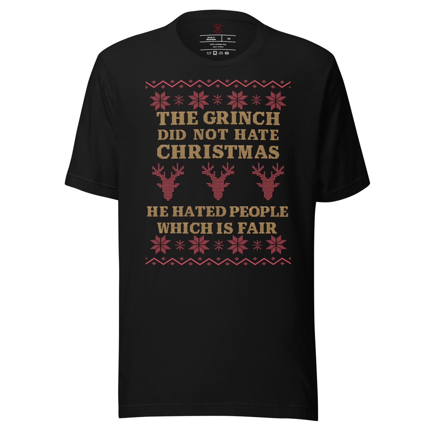The Grinch Did Not Hate Christmas T-Shirt