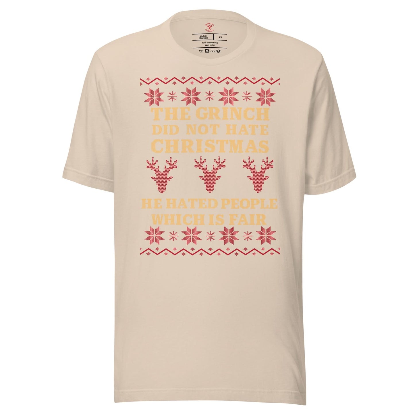 The Grinch Did Not Hate Christmas T-Shirt