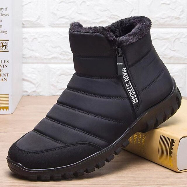 Waterproof Warm Cotton Zipper Snow Ankle Boots ( HOT SALE !!!-60% OFF For a Limited Time )